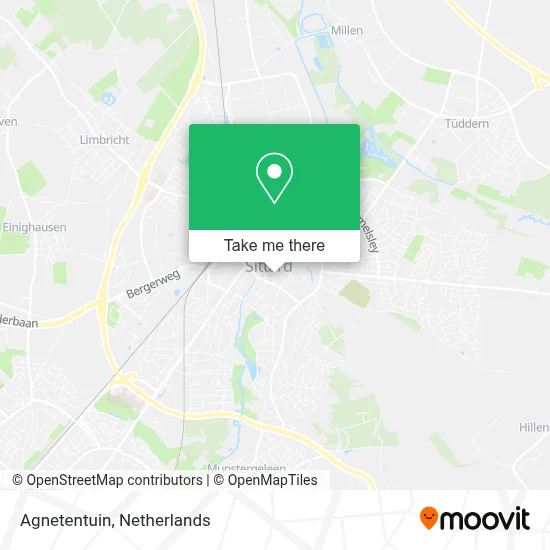 Agnetentuin map
