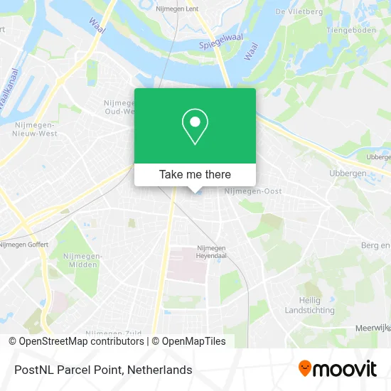 Postnl Pakketpunt map
