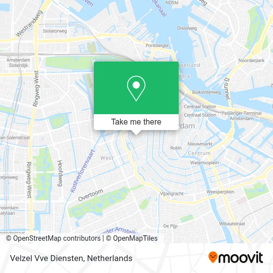 Velzel Vve Diensten map