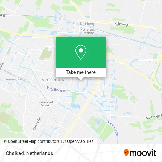 Chalked map