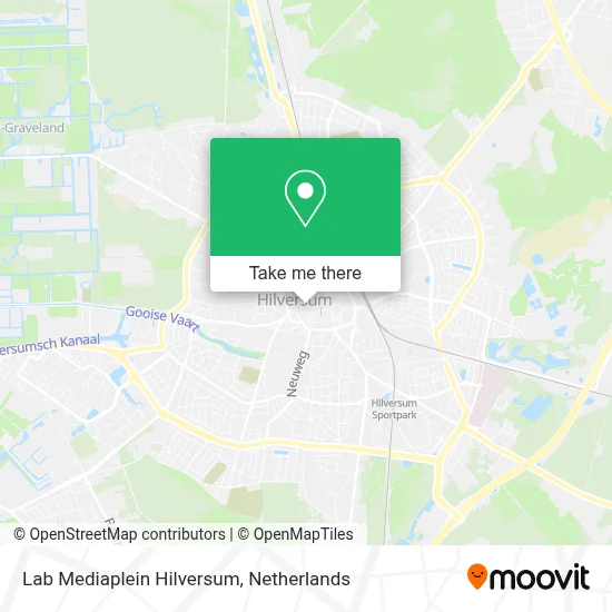 Lab Mediaplein Hilversum map