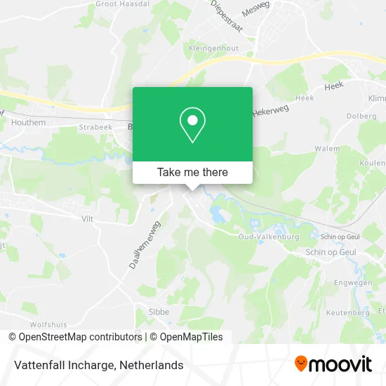 Vattenfall Incharge map