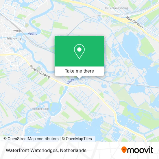 Waterfront Waterlodges map