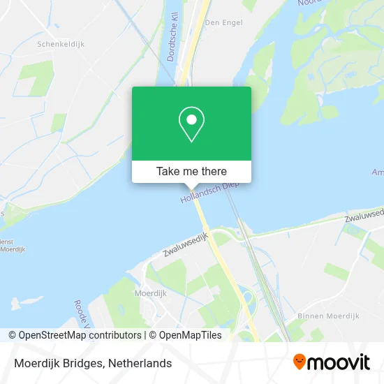 Moerdijk Bridges map
