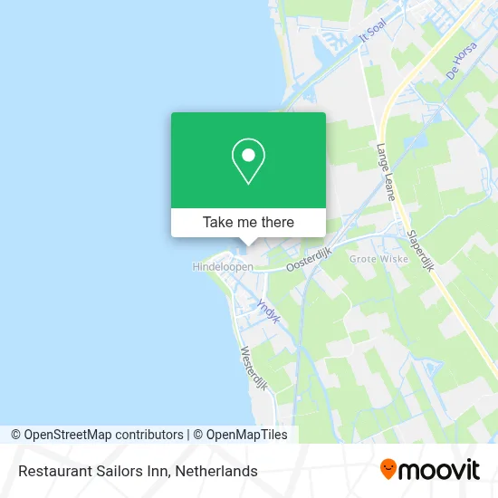 Restaurant Sailors Inn map