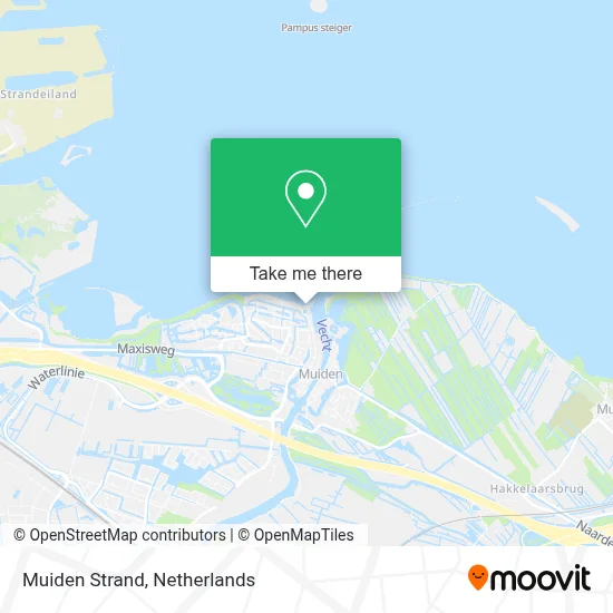 Muiden Strand map