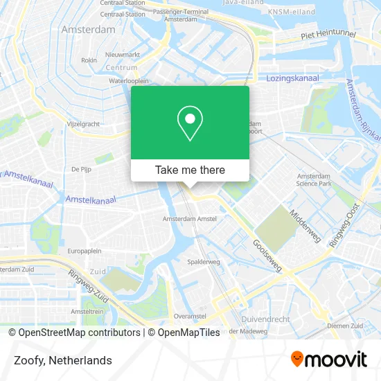 Zoofy map