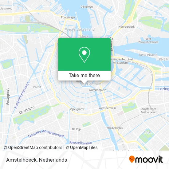 Amstelhoeck map
