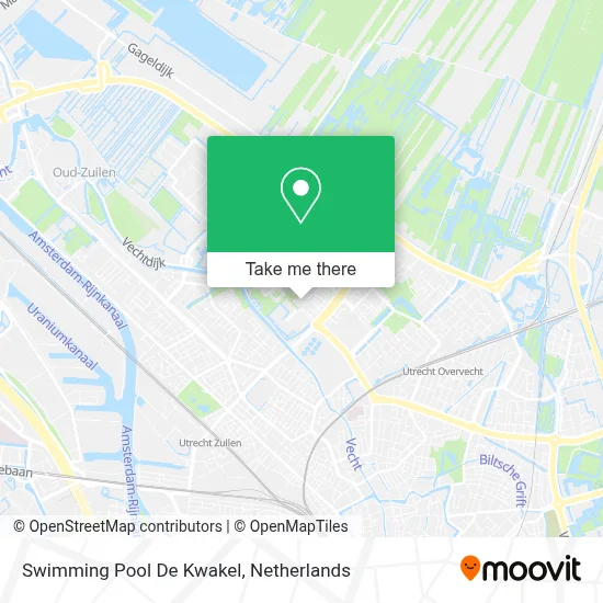 Swimming Pool De Kwakel map