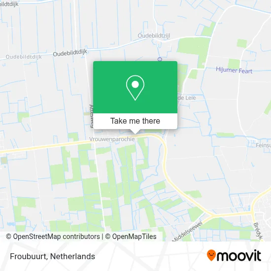 Froubuurt map