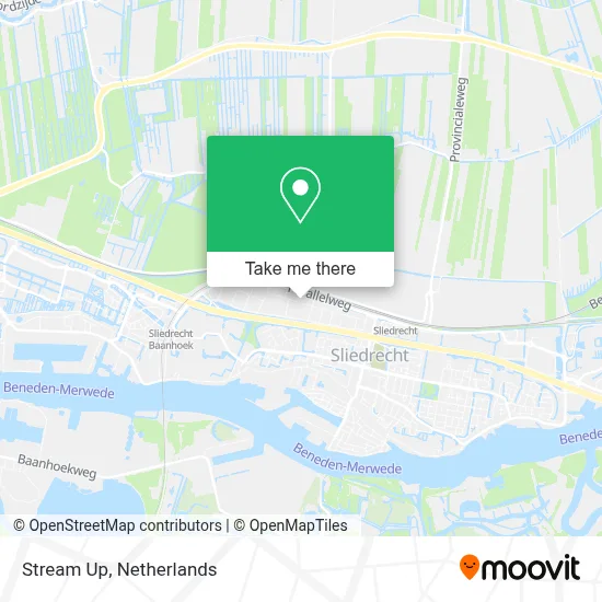 Stream Up map