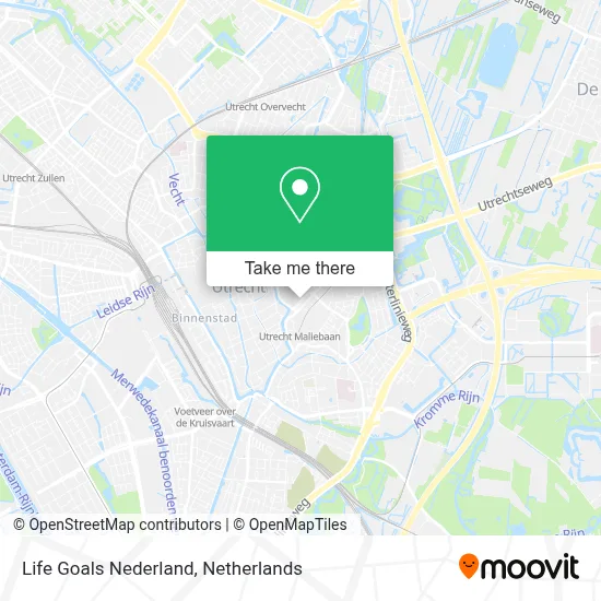 Life Goals Nederland map