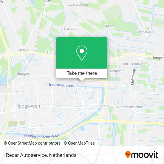 Recar Autoservice map