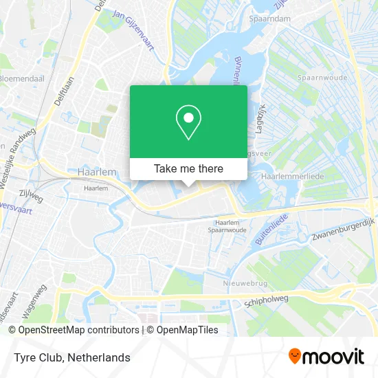 Tyre Club map