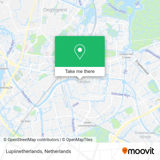 Lupiinetherlands map