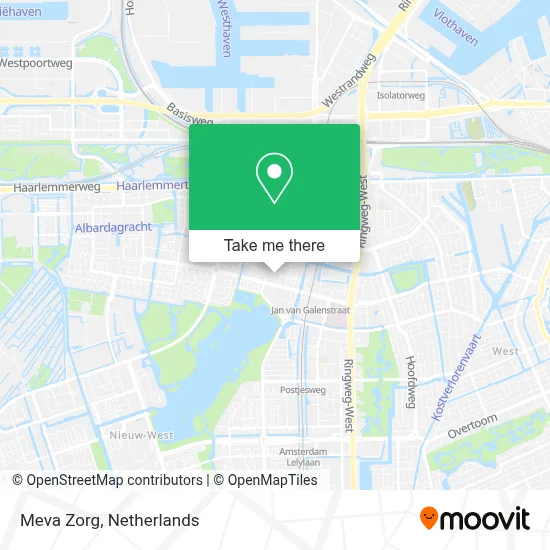 Meva Zorg map