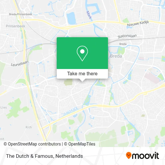 The Dutch & Famous map