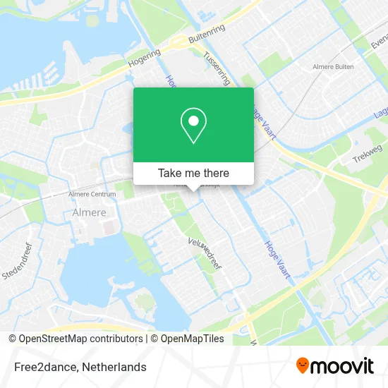 Free2dance map