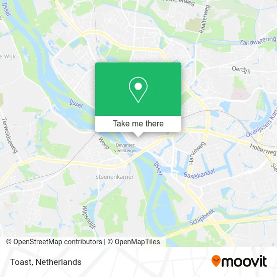 Toast map
