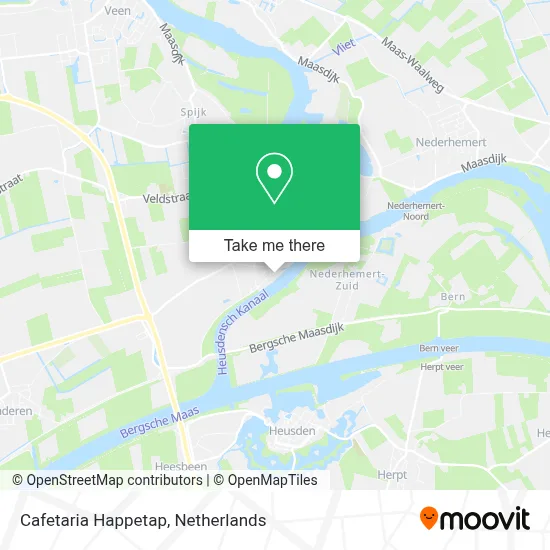 Cafetaria Happetap map