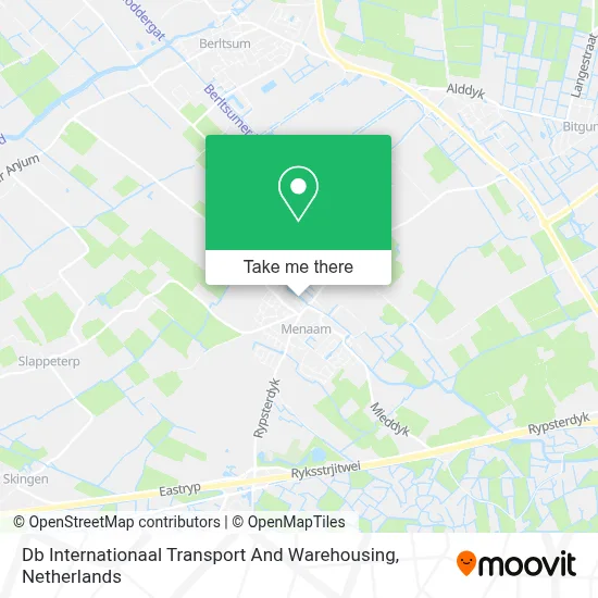 Db Internationaal Transport And Warehousing map