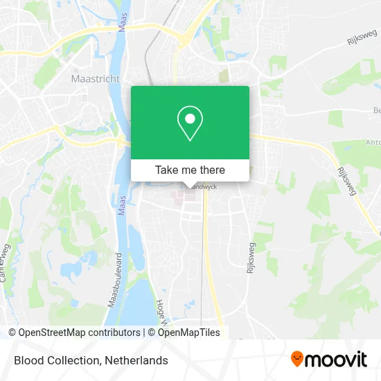 Bloedafname map