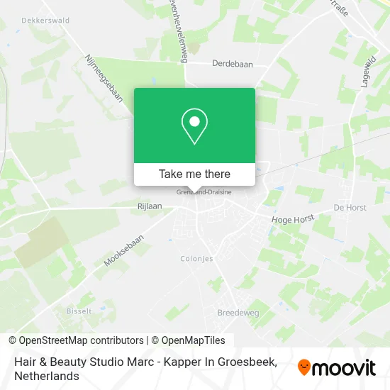 Hair & Beauty Studio Marc - Kapper In Groesbeek map
