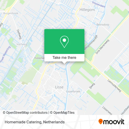 Homemade Catering map
