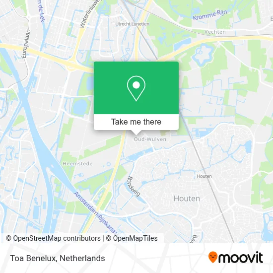 Toa Benelux map