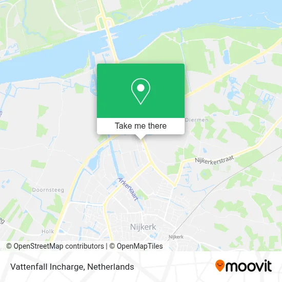Vattenfall Incharge map