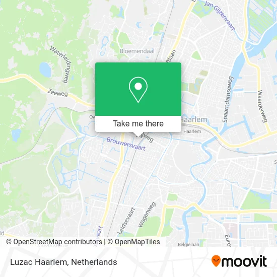 Luzac Haarlem map