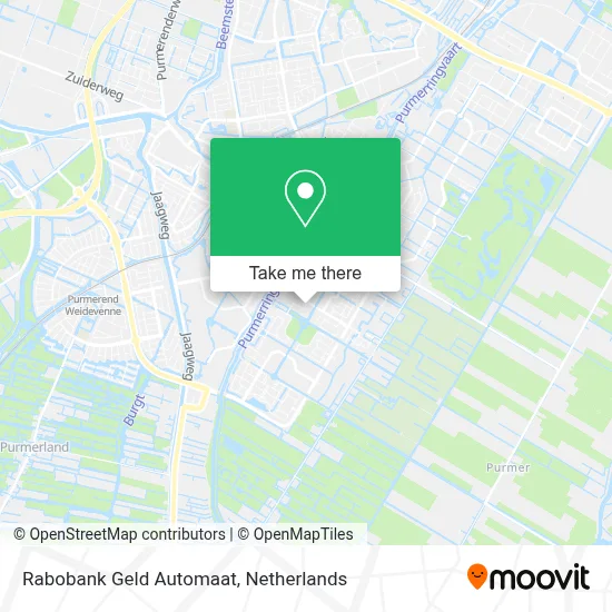 Rabobank Geld Automaat map