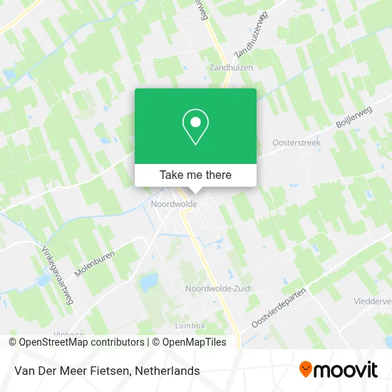 Van Der Meer Fietsen map