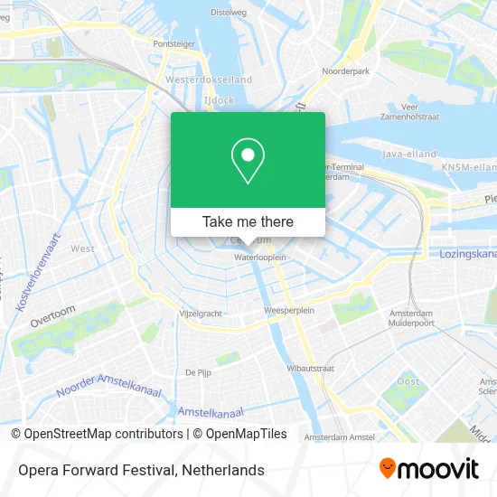 Opera Forward Festival map