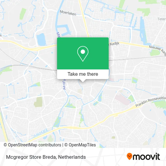 Mcgregor Store Breda map