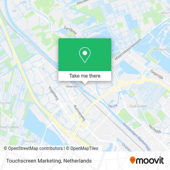 Touchscreen Marketing Karte