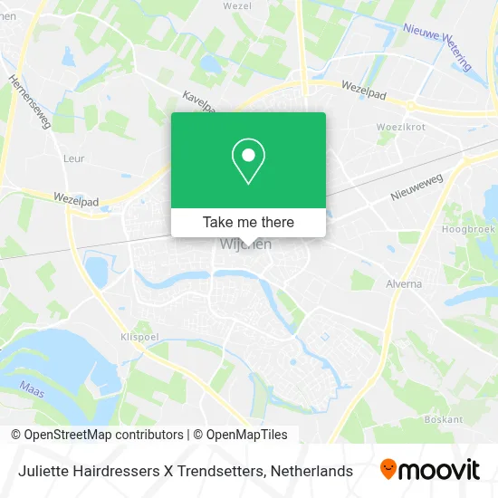 Juliette Hairdressers X Trendsetters map