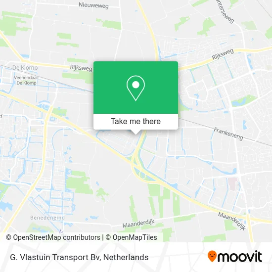 G. Vlastuin Transport Bv map