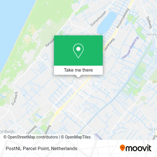 Postnl Pakketpunt map