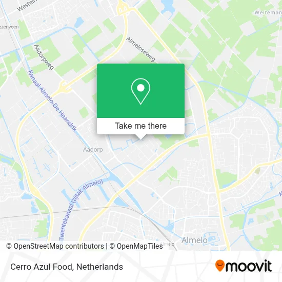 Cerro Azul Food map