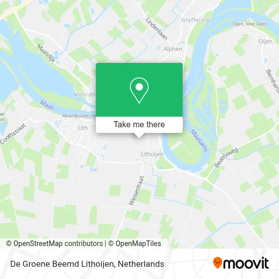 De Groene Beemd Lithoijen map