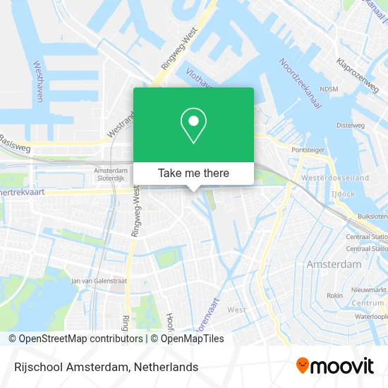 Rijschool Amsterdam map