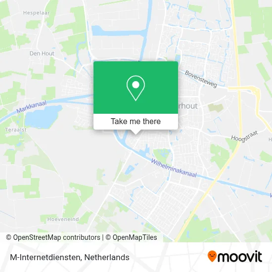 M-Internetdiensten map