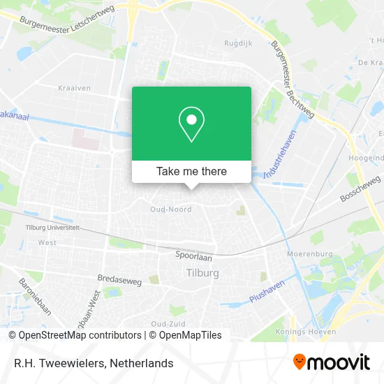R.H. Tweewielers map