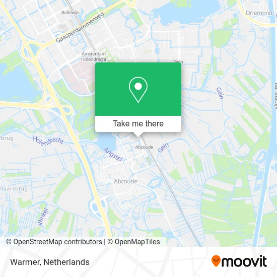 Warmer map