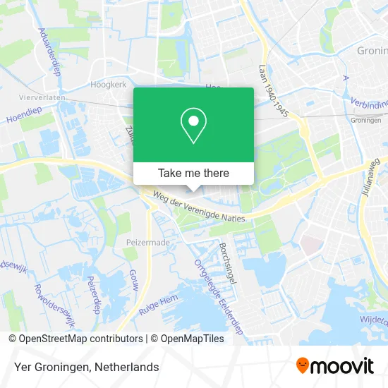 Yer Groningen map