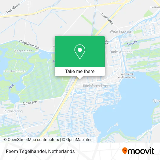 Feem Tegelhandel map
