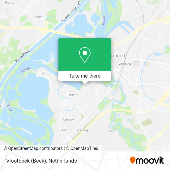 Vlootbeek (Beek) map
