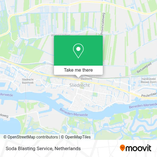 Soda Blasting Service map