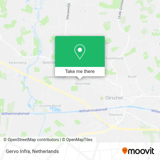 Gervo Infra map